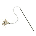 Feather Wand Cat Toy – Elastic String Kitten Fishing Toy