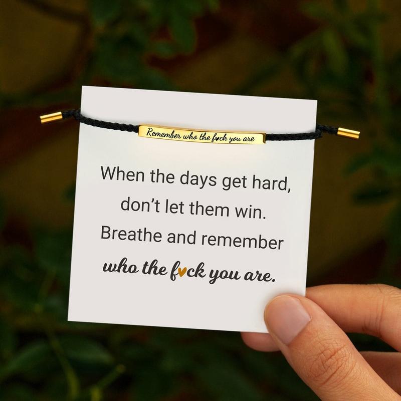 Don't Let The Hard Days Win Bracelet - SprouBag