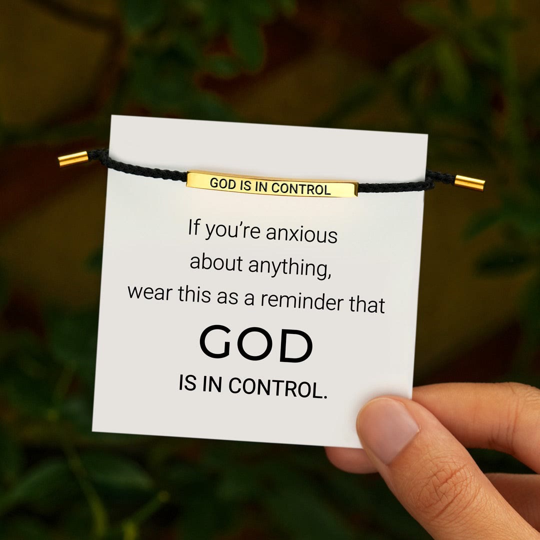 God Is In Control Bracelet - SprouBag