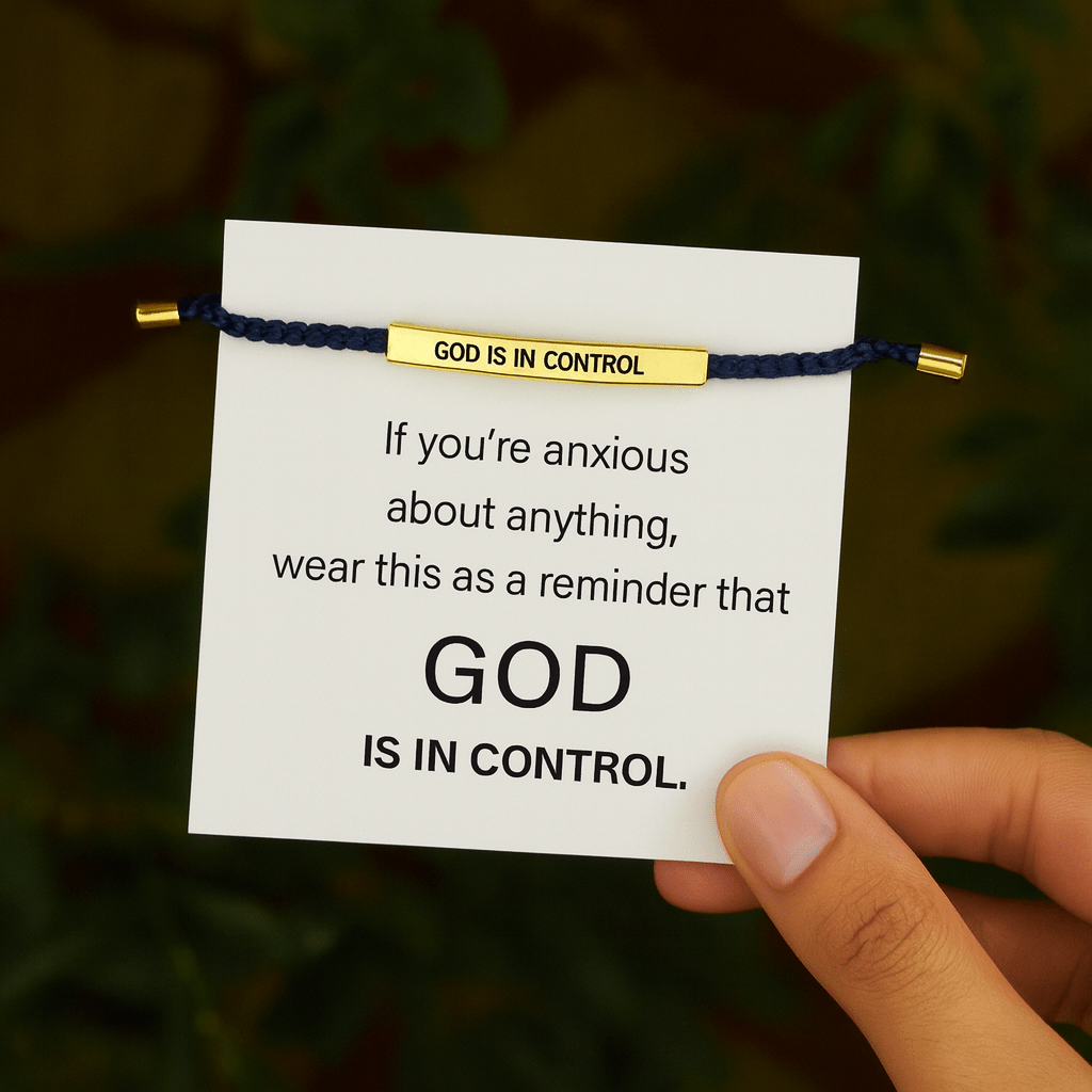 God Is In Control Bracelet - SprouBag