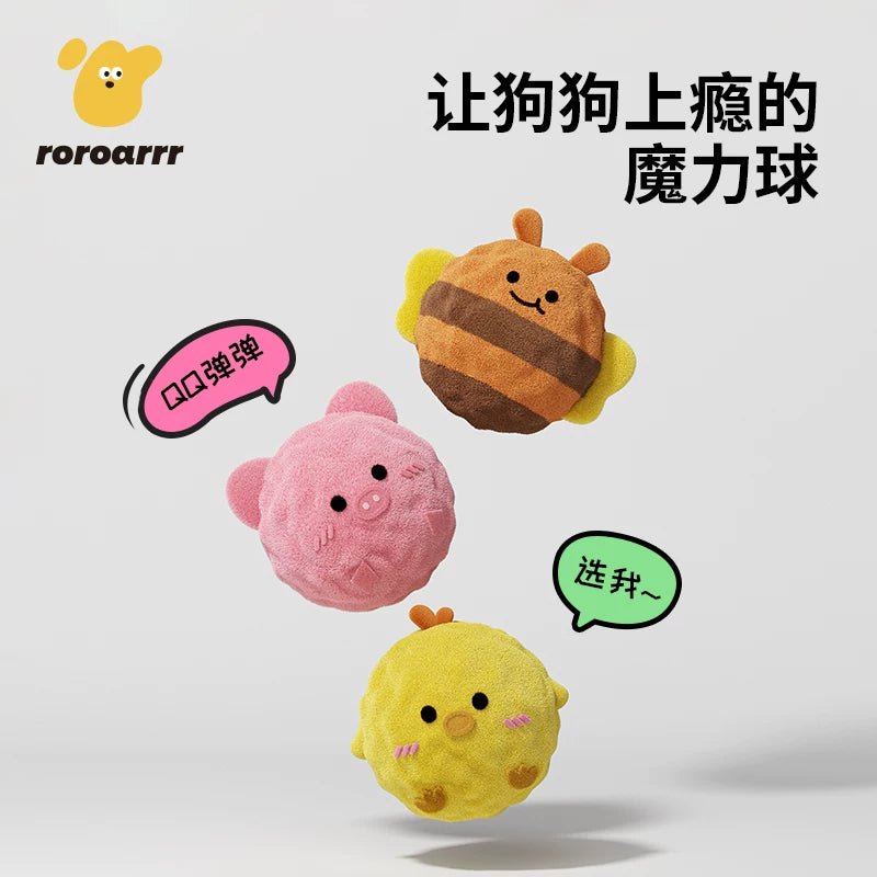 Squeaky Spiky Dog Chew Ball – Interactive Teeth Cleaning Toy for Boredom Relief - NamedBy