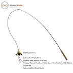WhiskerWorks FlutterWing – Retractable Feather Cat Teaser - NamedBy